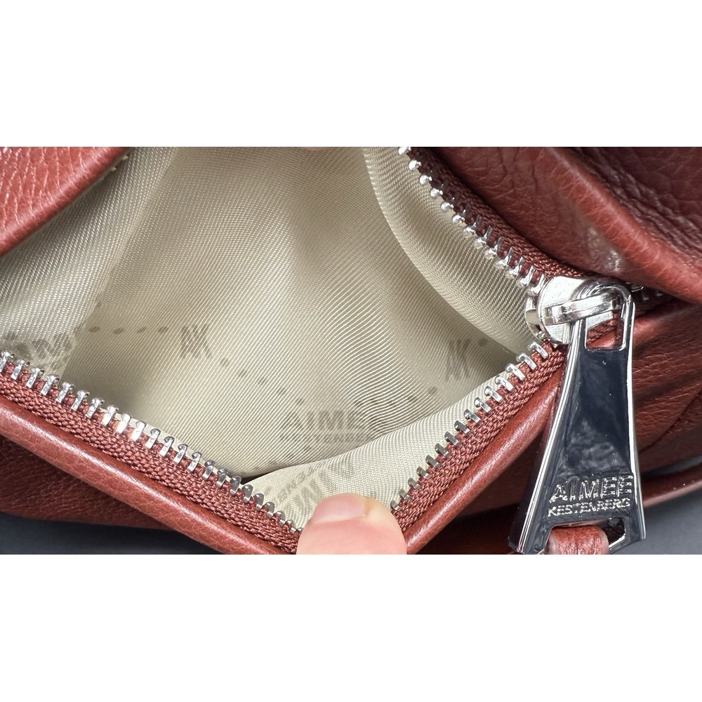 Aimee Kestenberg Suzie Large Convertible Satchel Leather Handbag Purse Bag - Picture 12 of 16